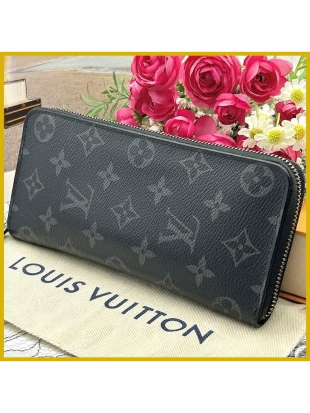 Louis Vuitton Eclipse Zippy Wallet Vertical